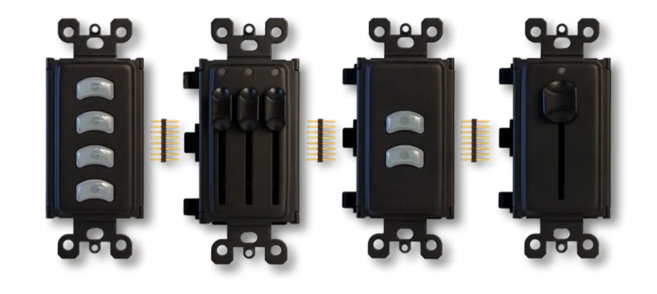 Vignette DMX wall station — architectural lighting control industrial design by Creative Coefficient for Acuity Brands