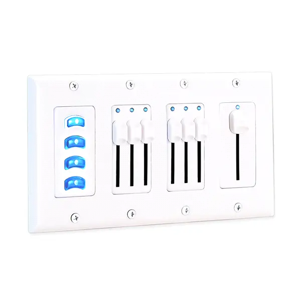 Vignette modular configuration — DMX wall station lighting control design
