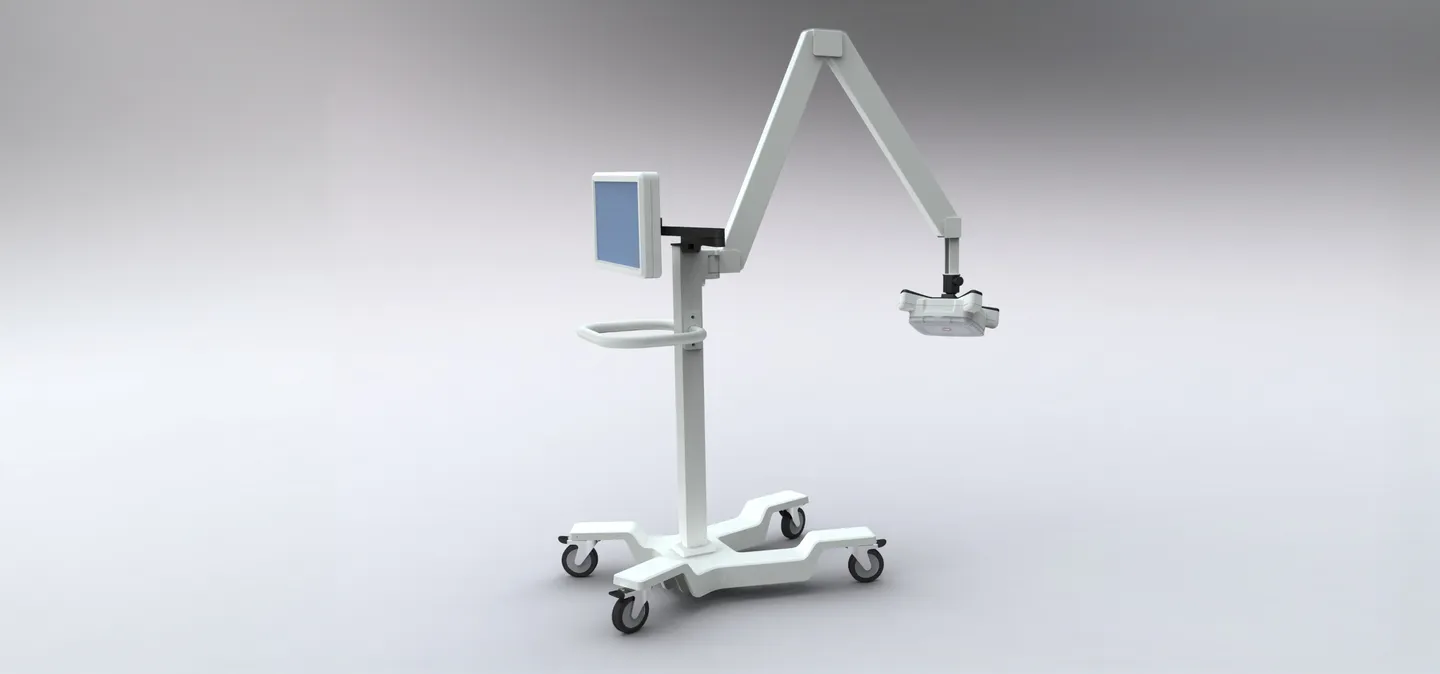 Snapshot OR operating room NIR imaging system — medical device design by Creative Coefficient for Kent Imaging