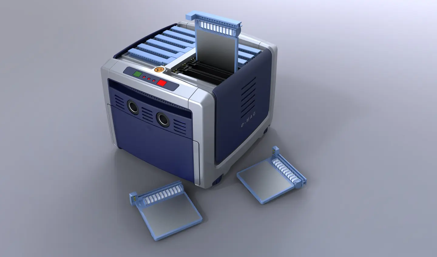 e-MAG portable power system detail — clean tech product design by Creative Coefficient