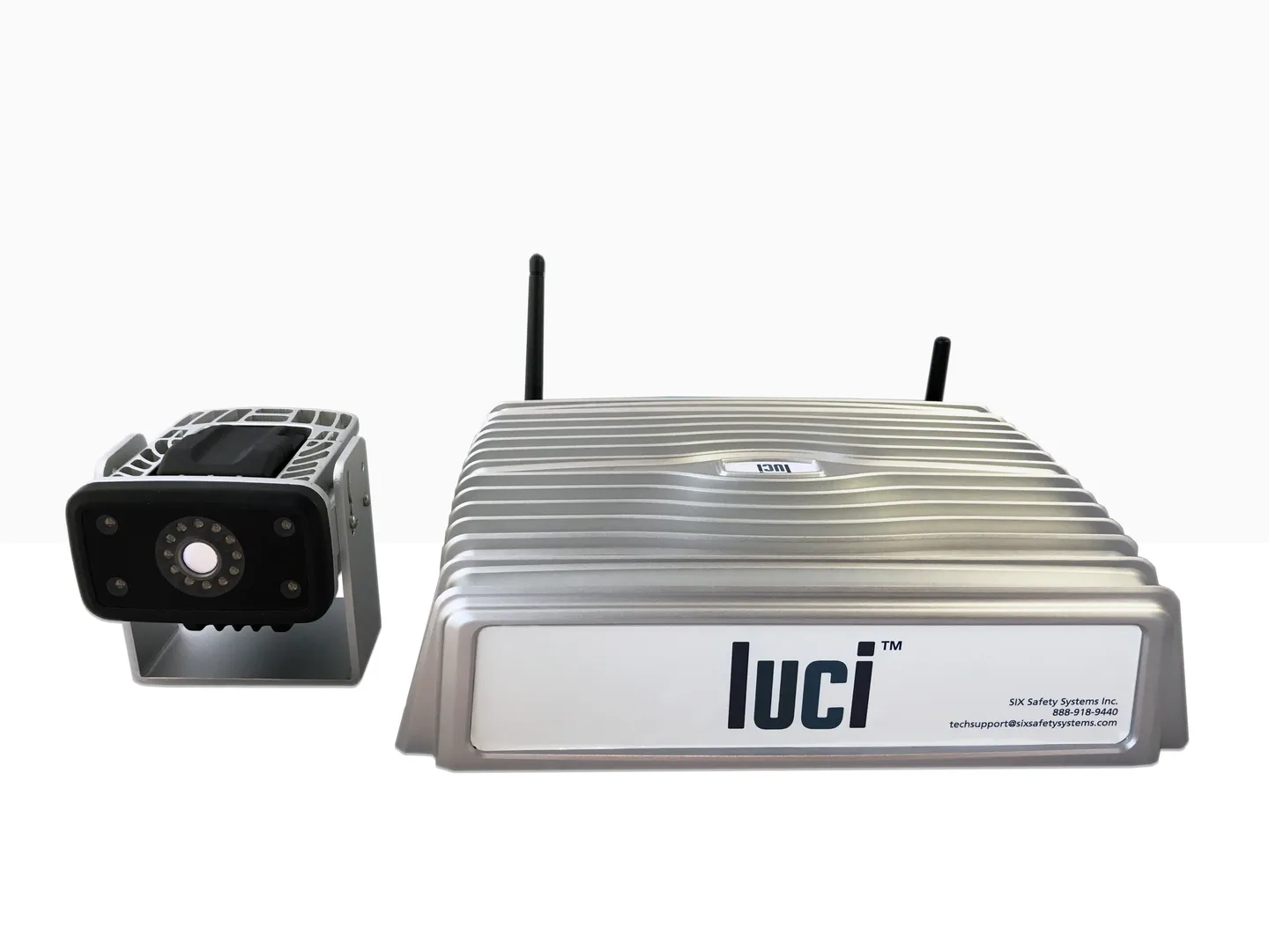 LUCI intelligent operator fit-for-duty device — industrial safety product design by Creative Coefficient for Six Safety Systems