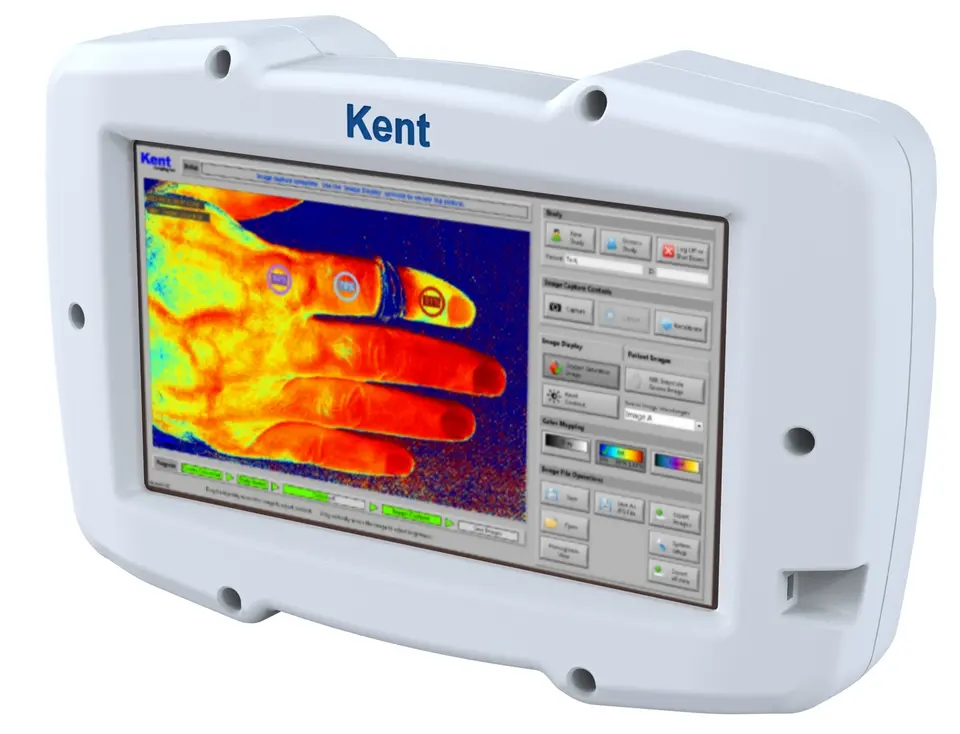 SnapshotNIR device detail — near-infrared medical imaging product design